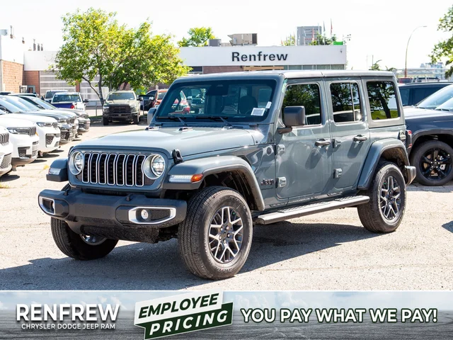2026 Jeep Wrangler Sahara* 4 Door 4x4, Side Steps, Remote Start, Heated Seats