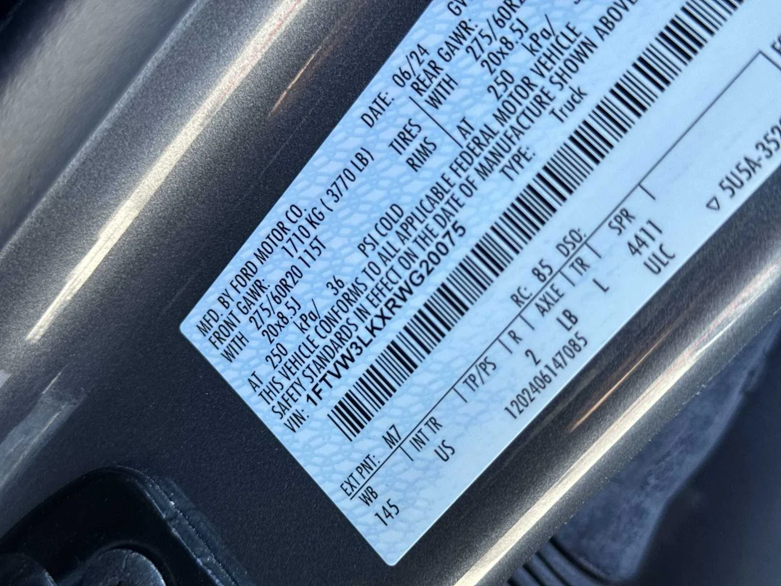 Used 2024 Carbonized Gray Metallic Ford XLT image 20
