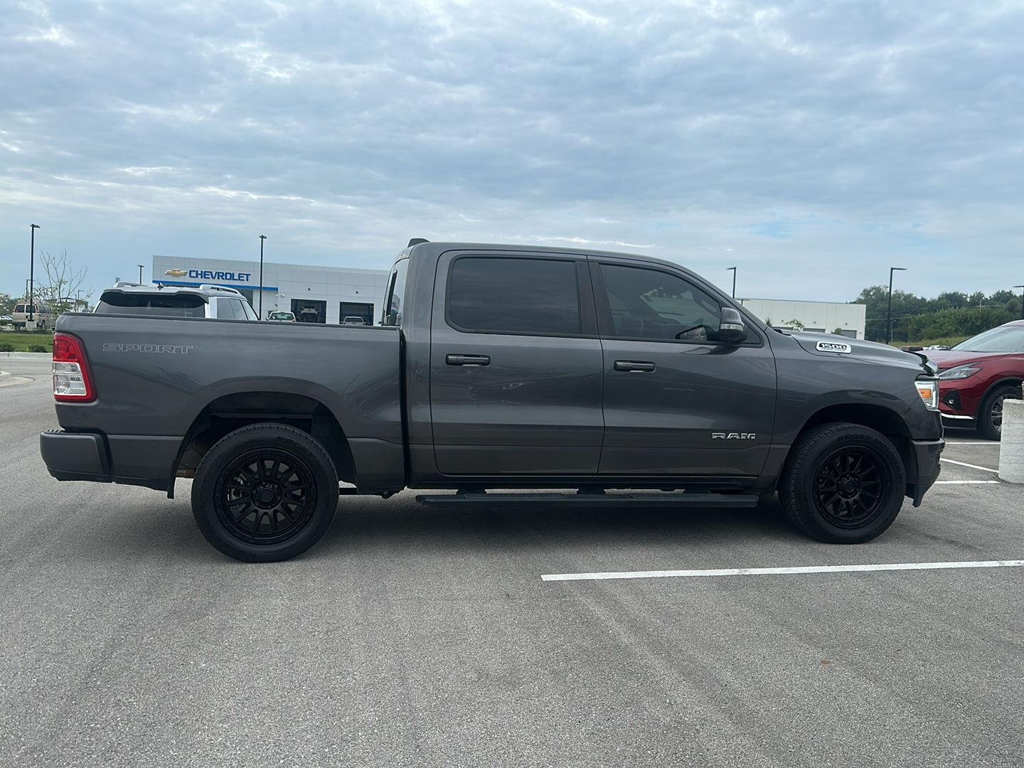 Used 2022 Granite Crystal Metallic Clearcoat Ram Big Horn image 4