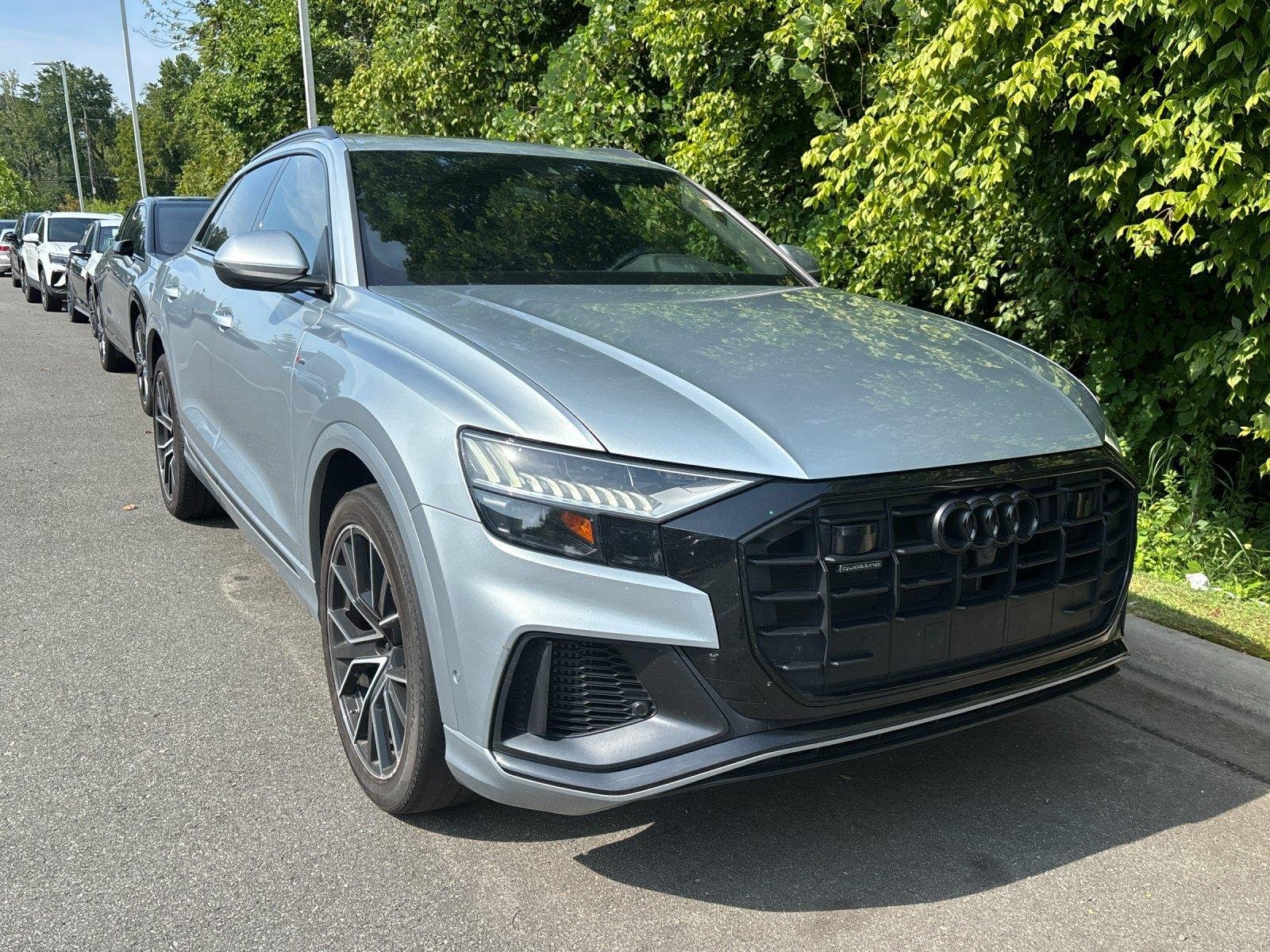 Used 2023 Satellite Silver Metallic Audi Premium Plus image 7
