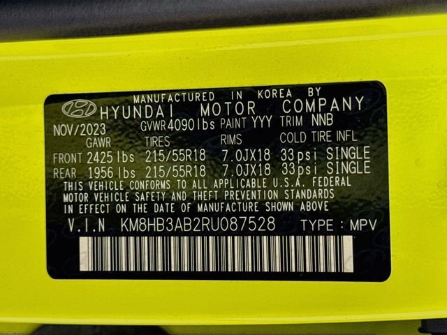 Certified Used 2024 Yellow Hyundai SEL image 44