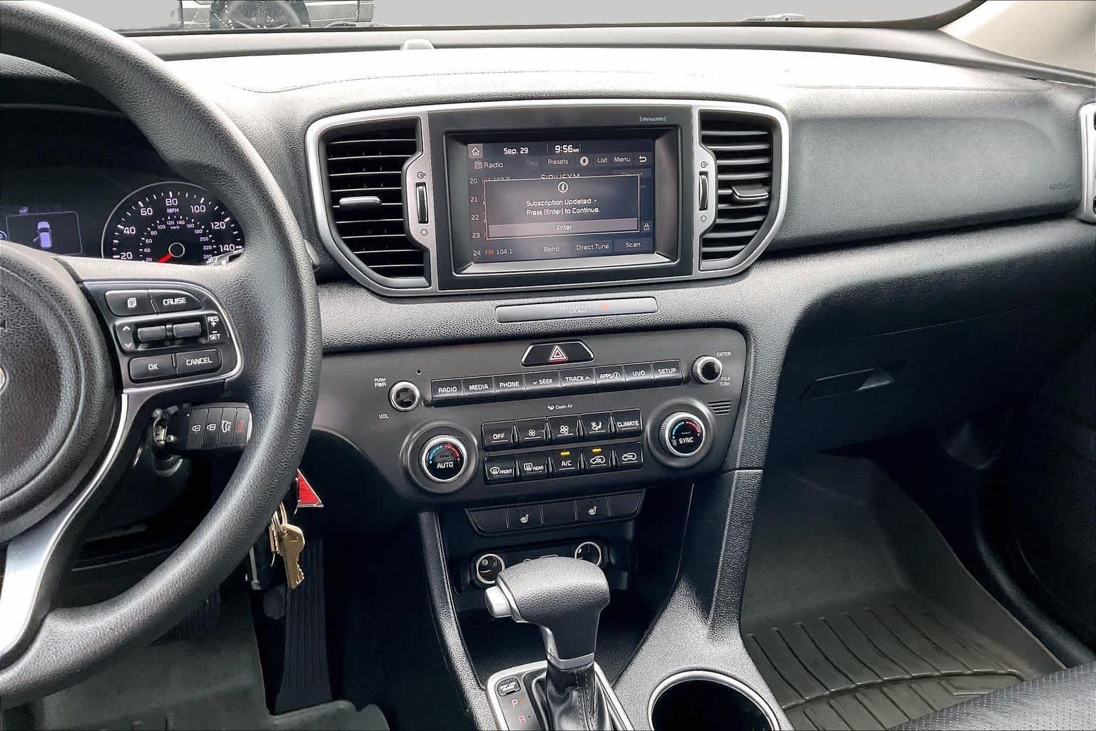 Used 2017 Black Cherry Kia LX image 6