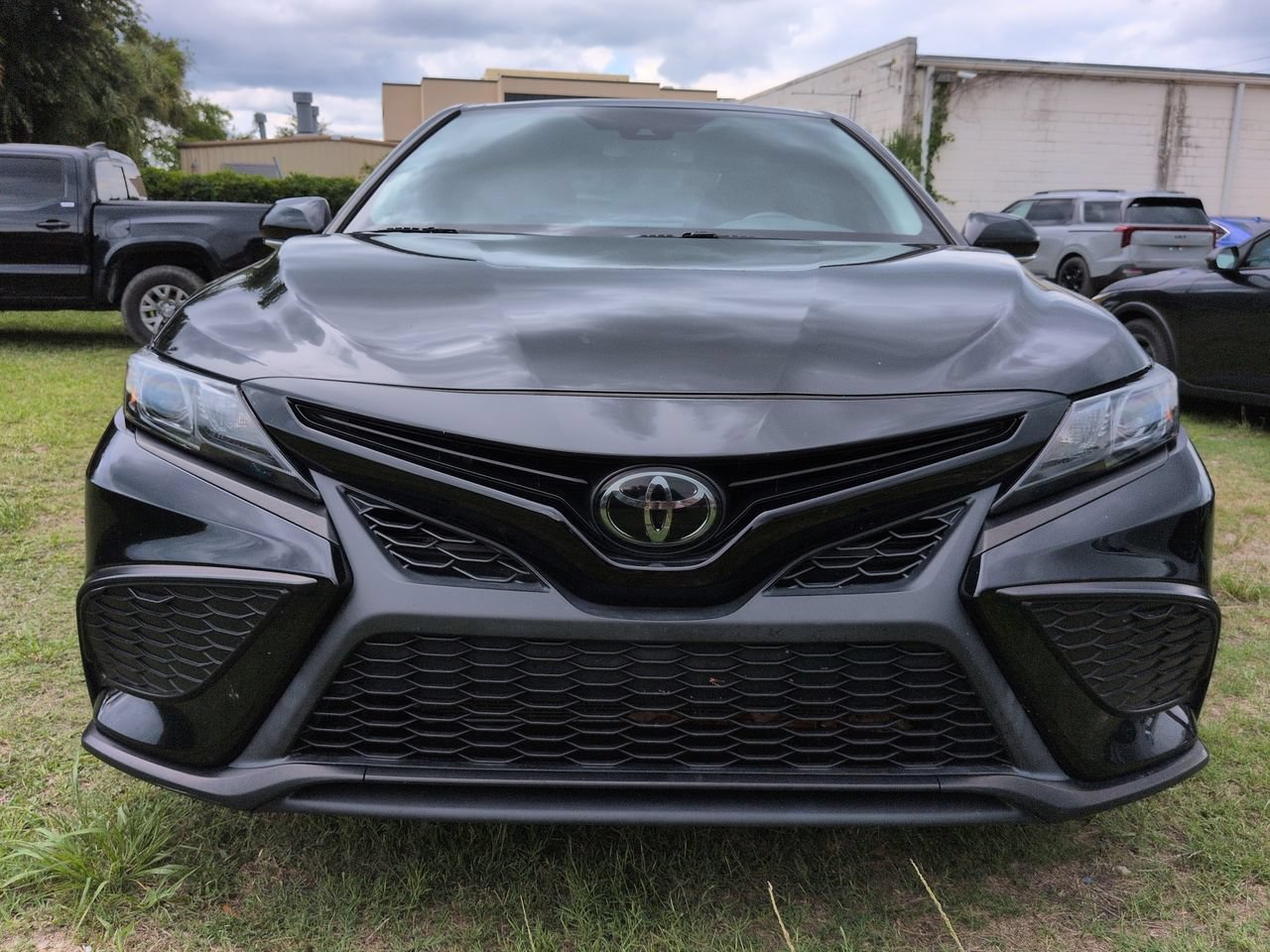 Used 2023 Midnight Black Metallic Toyota SE image 7