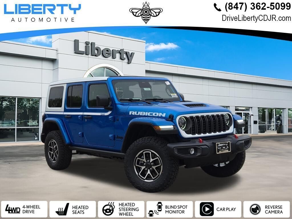 New 2026 Hydro Blue Pearl-Coat Exterior Paint Jeep Rubicon image 1