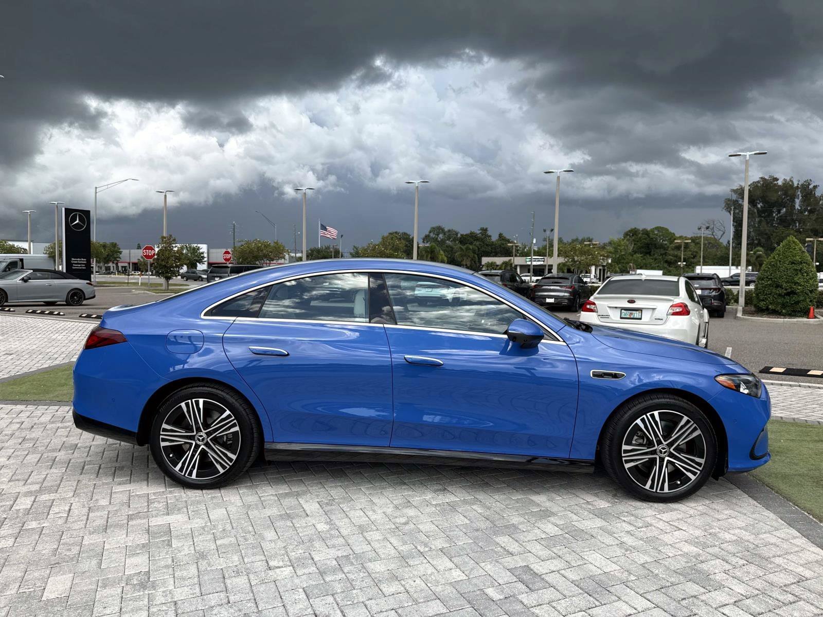 New 2027 Sky Blue Metallic Mercedes-Benz 350 Electric 4MATIC® image 6