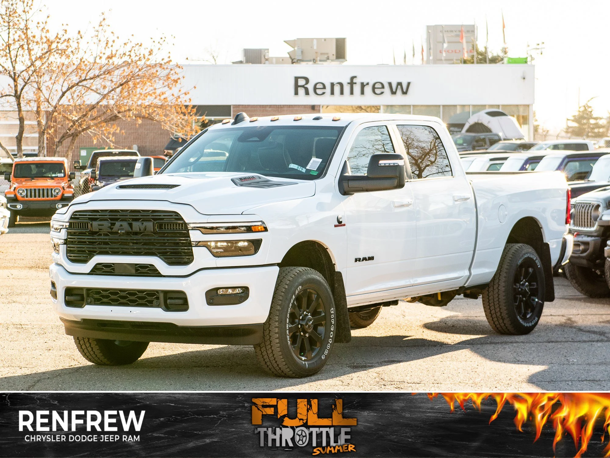 New 2026 White RAM Laramie* image 1
