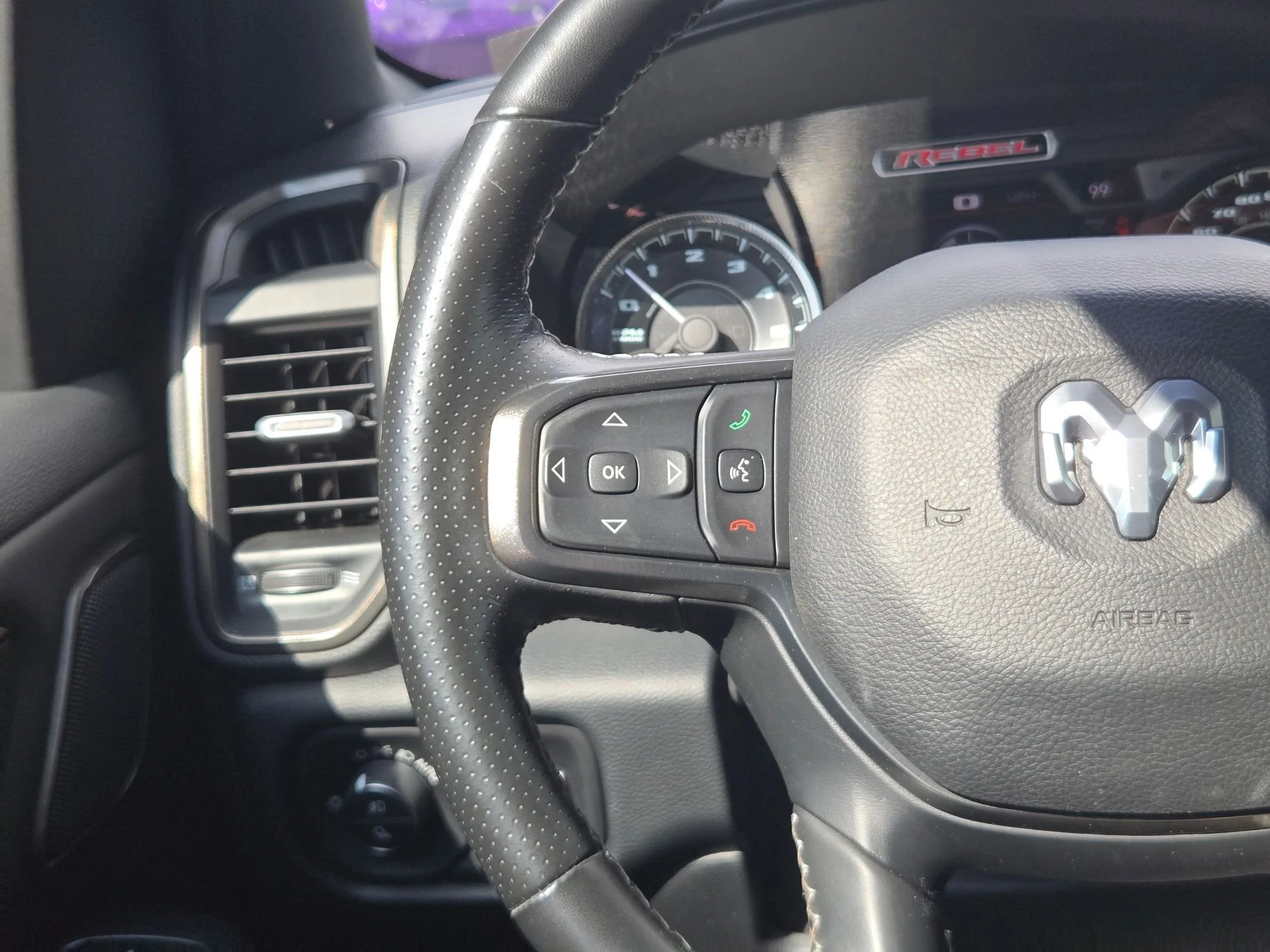 Used 2021 Maximum Steel Metallic Clearcoat Ram Rebel image 19