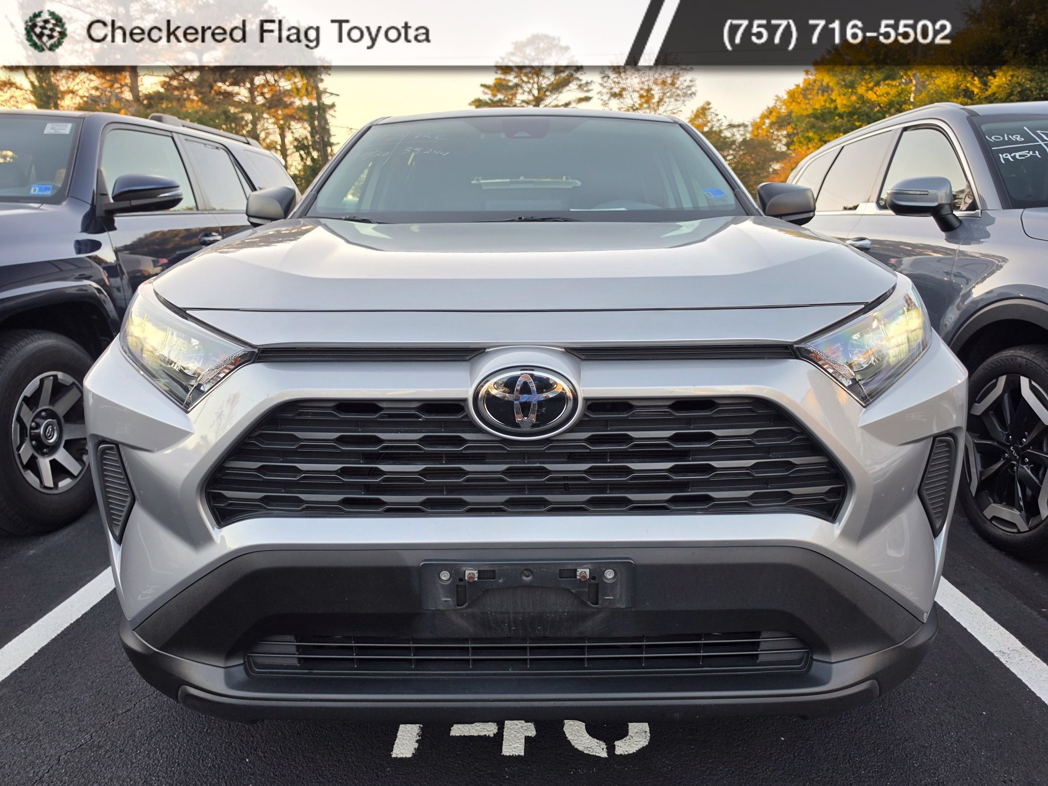 Used 2022 Silver Sky Metallic Toyota LE image 2