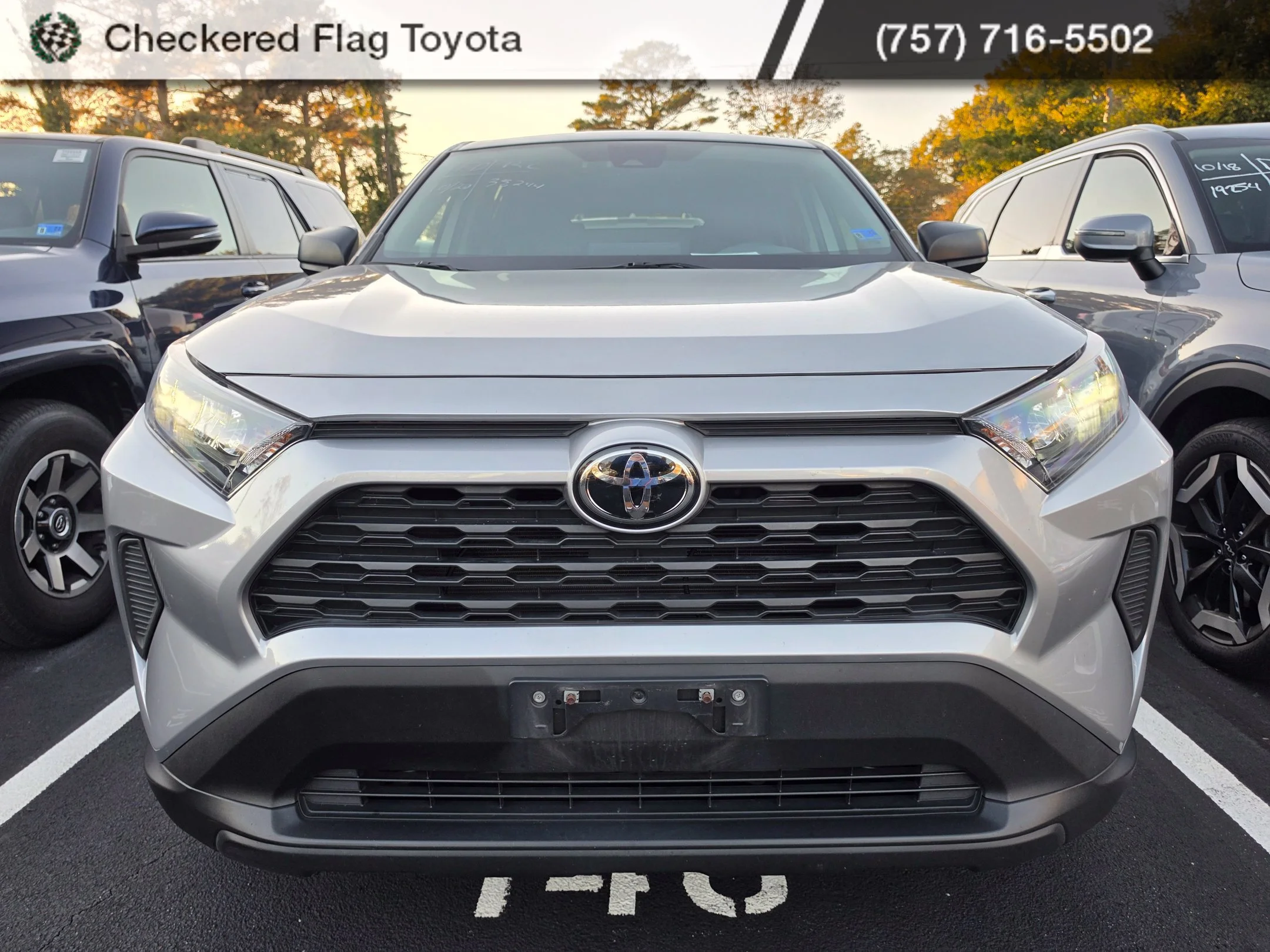 Used 2022 Silver Sky Metallic Toyota LE image 2