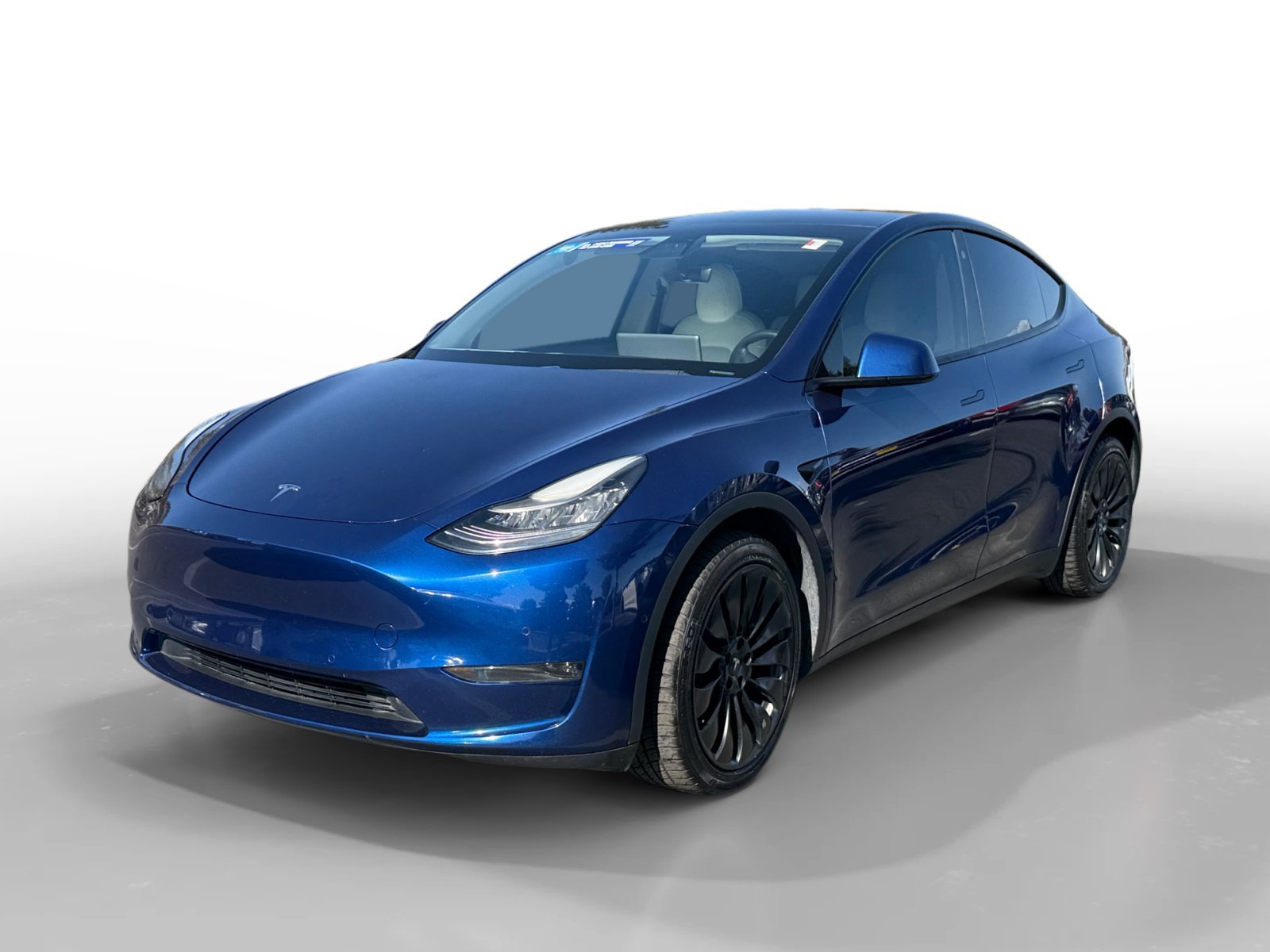 Used 2021 Deep Blue Metallic Tesla Long Range image 1