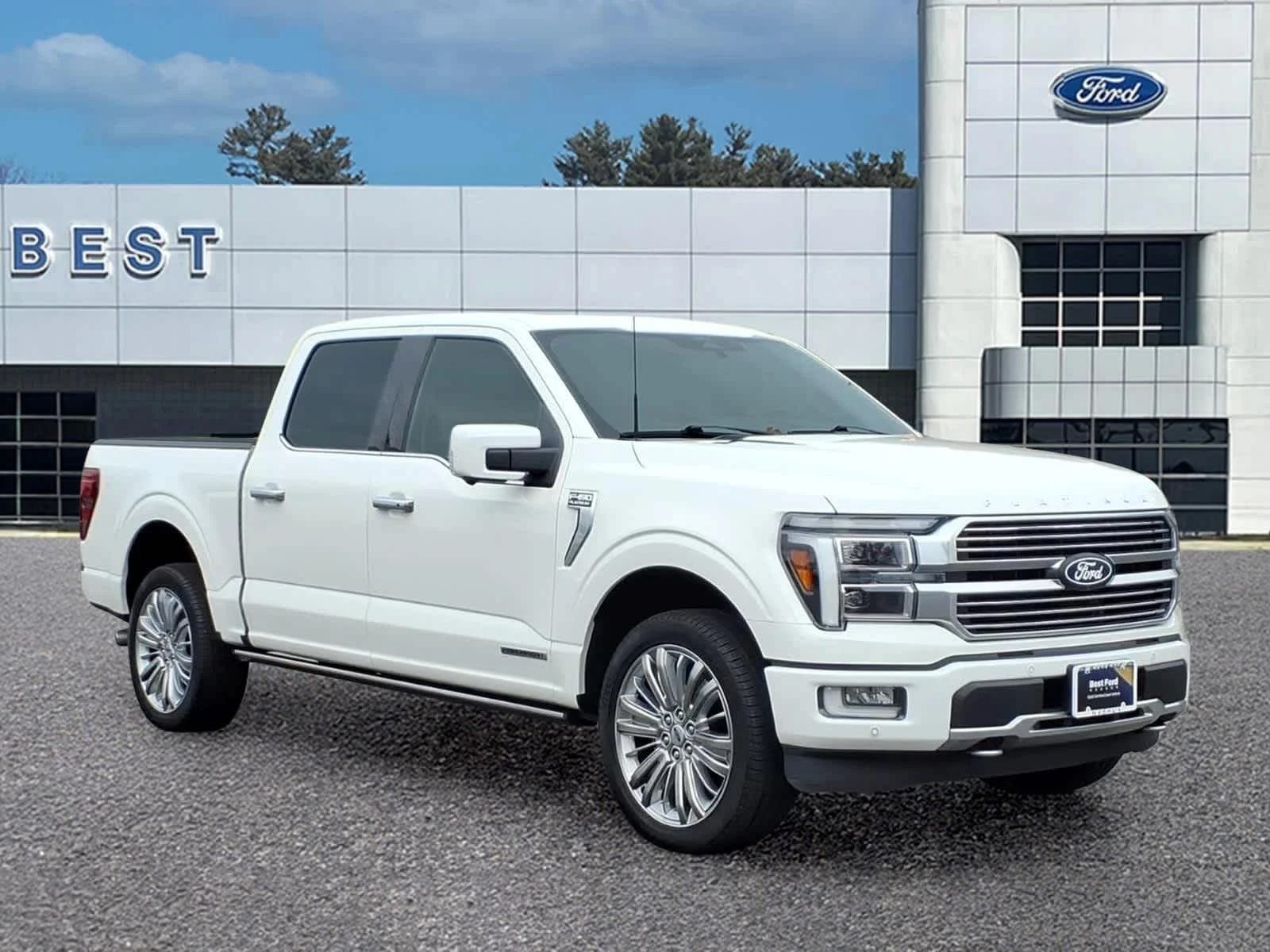 Used 2024 Star White Metallic Tri-Coat Ford Platinum image 9