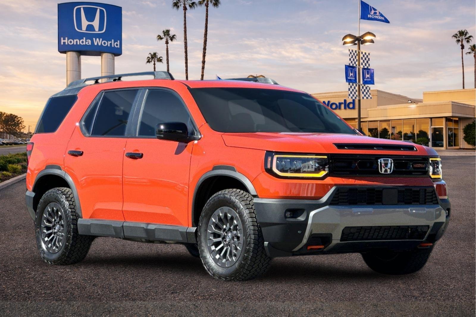 New 2026 Sunset Orange Honda TrailSport image 2