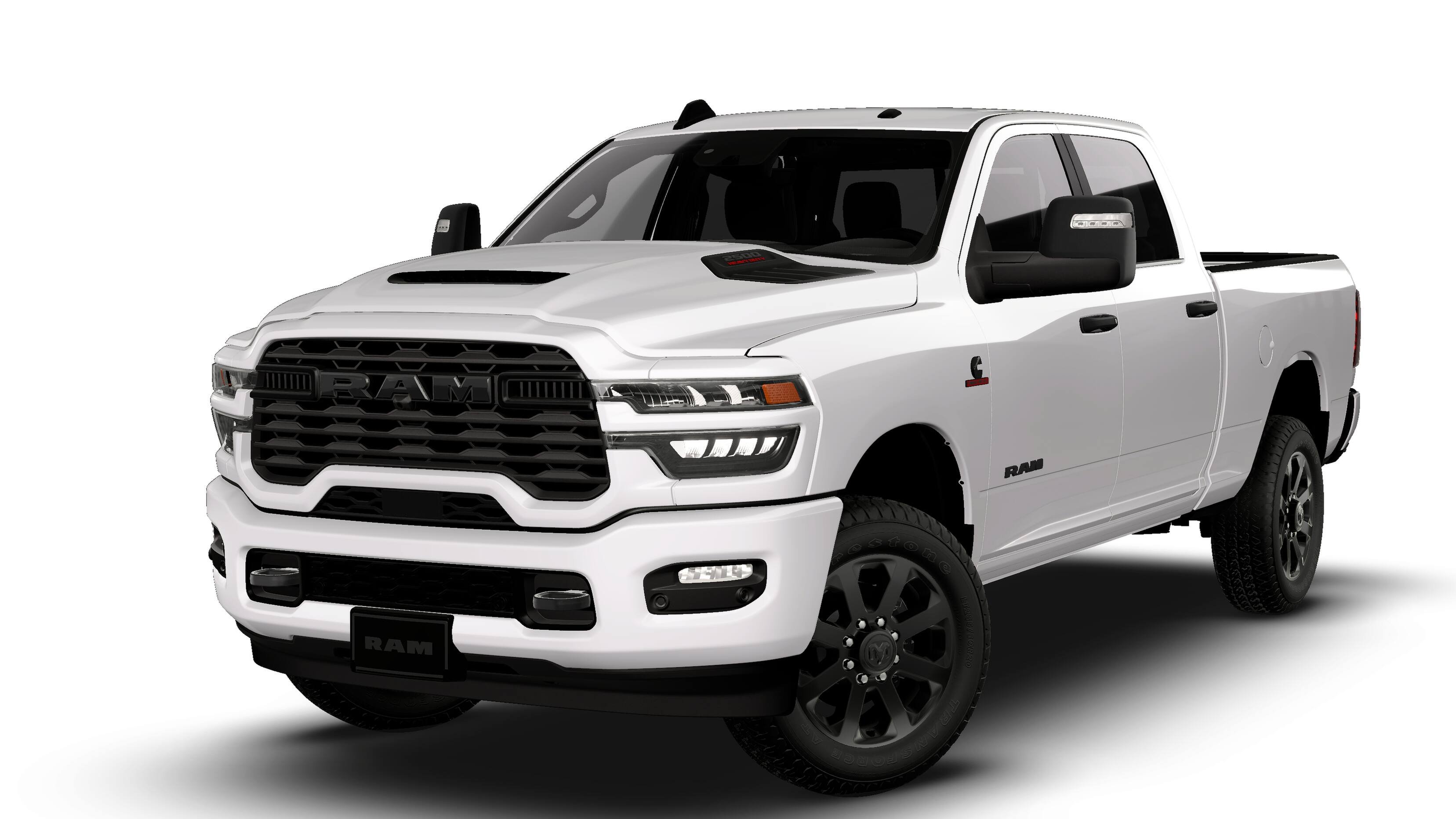 New 2026 Bright White Clear-Coat Exterior Paint RAM Big Horn image 27