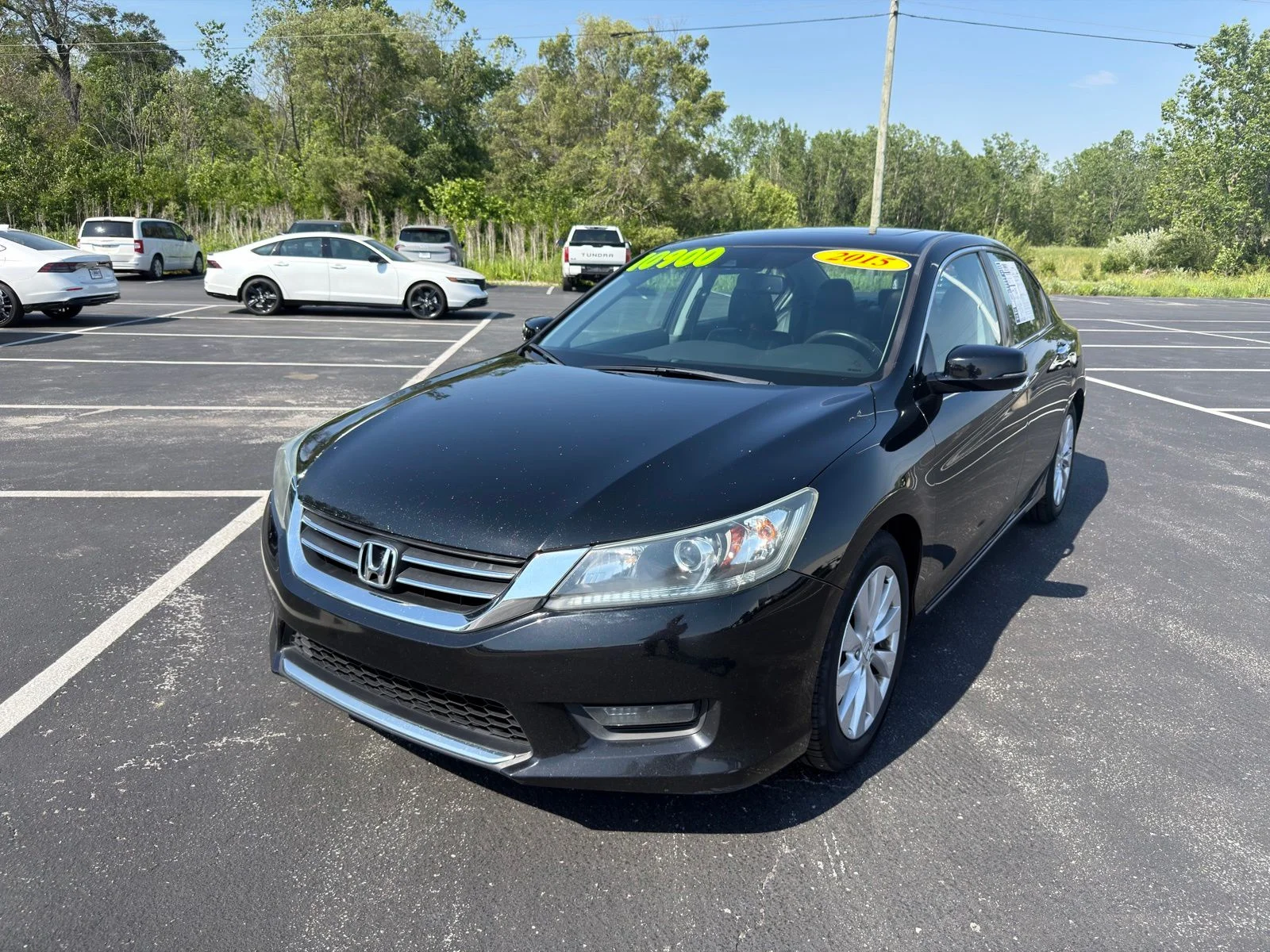Used 2015 Honda Accord EX-L with VIN 1HGCR2F84FA143162 for sale in Lima, OH