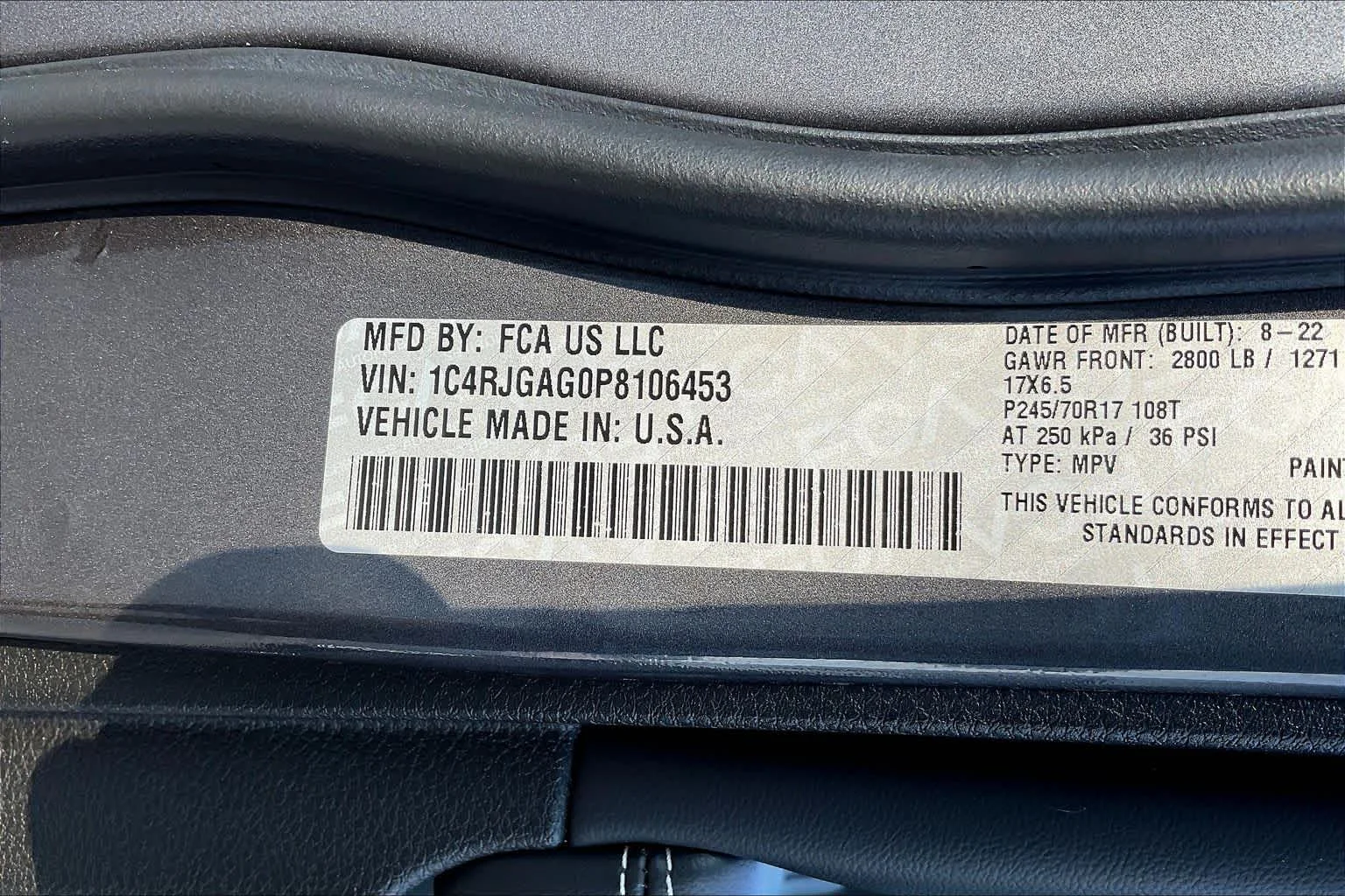 Used 2023 Baltic Gray Metallic Clearcoat Jeep Laredo image 61