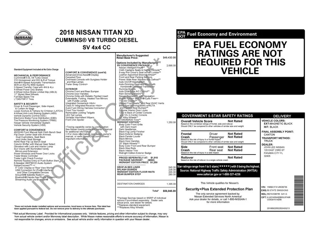 Used 2018 Black Nissan SV image 5