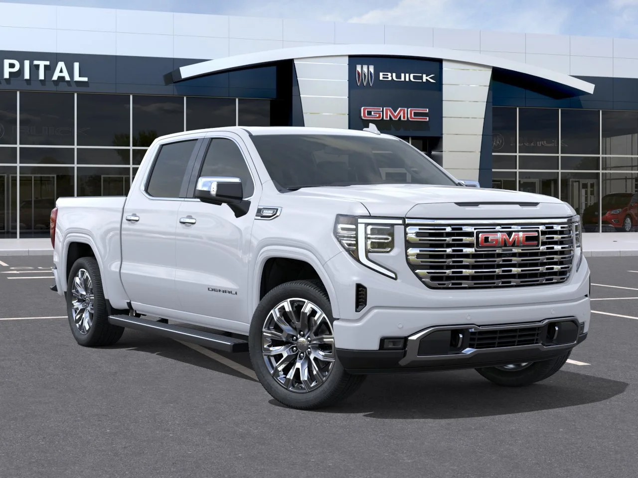New 2026 GLACIER WHITE TRICOAT GMC Denali image 7