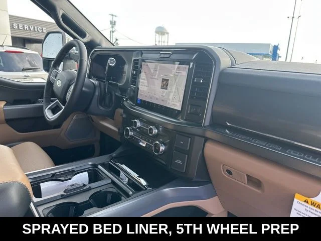New 2026 Star White Metallic Tri-Coat Ford F-250® Lariat® image 2