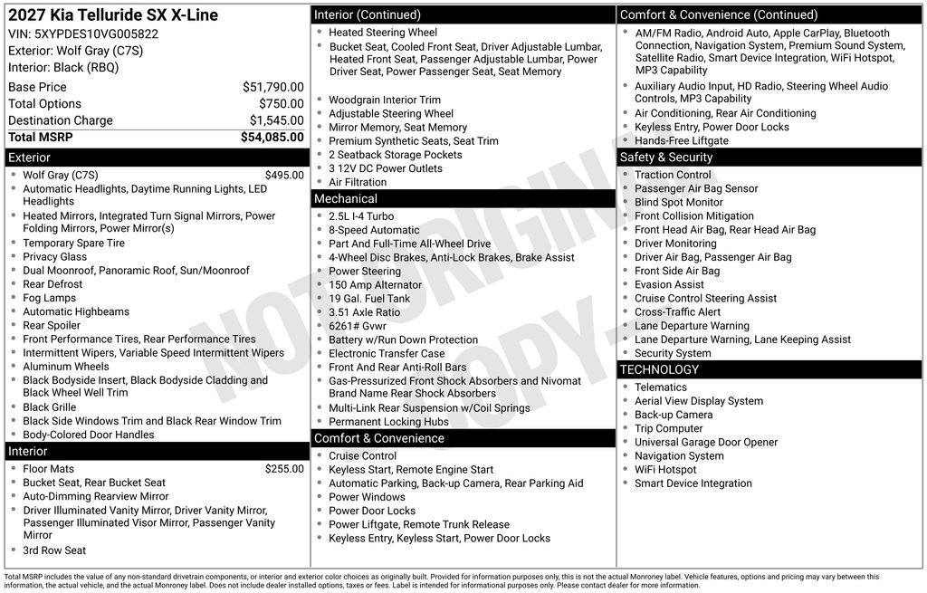 New 2027 Gray Kia X-Line SX image 6