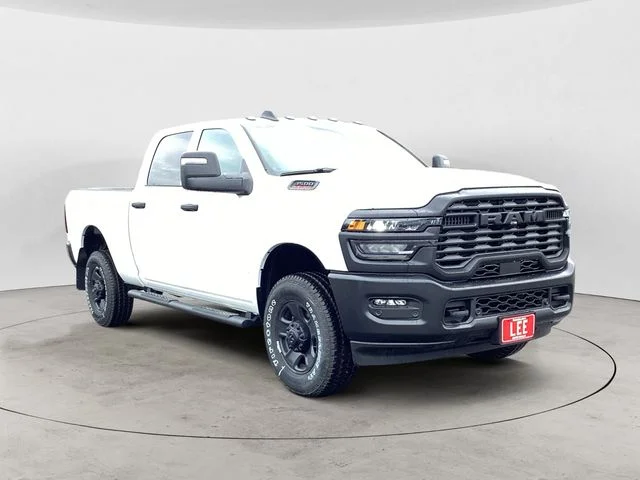 New 2026 Bright White Clearcoat Ram TRADESMAN CREW CAB 4X4 6
