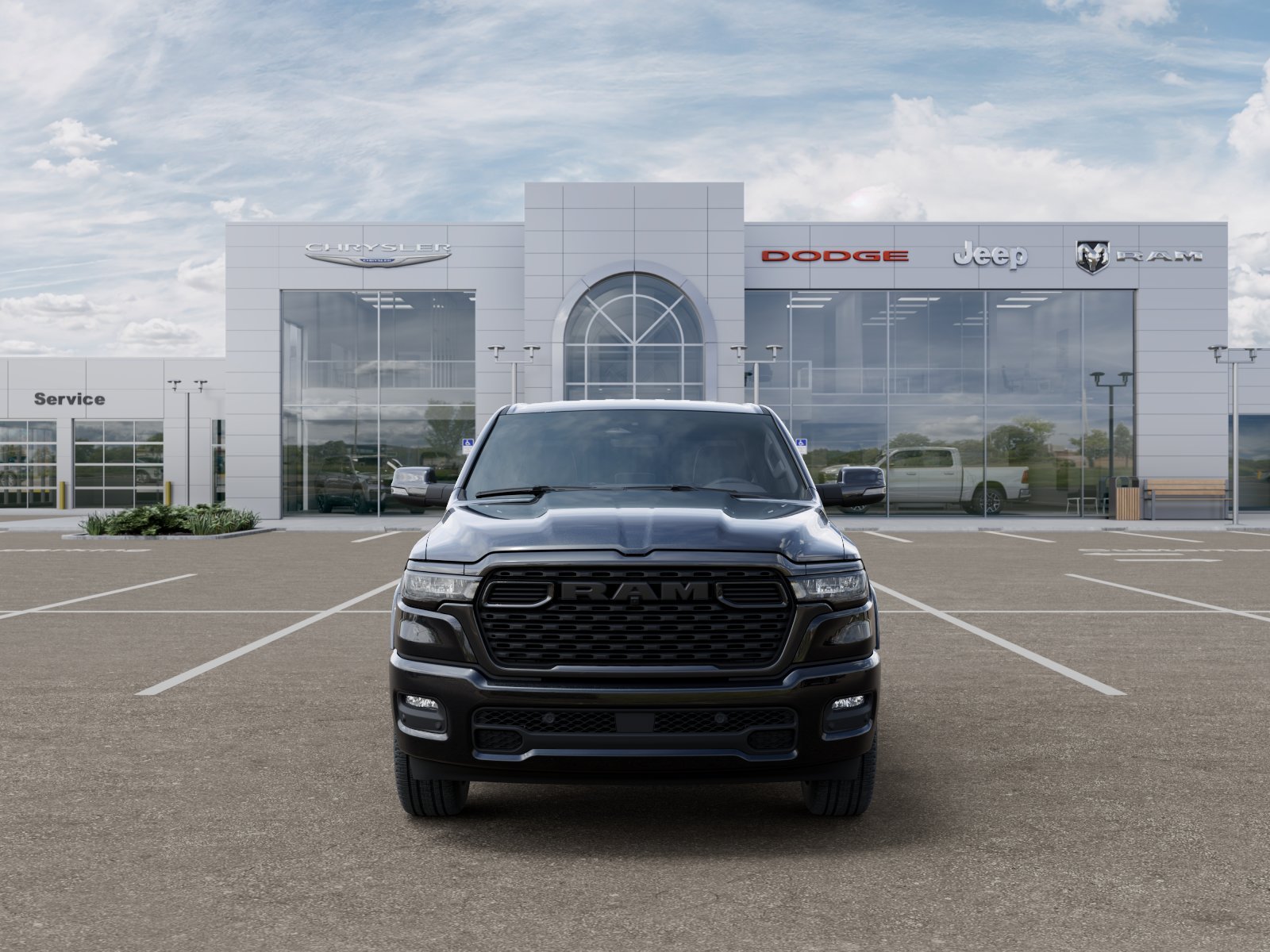 New 2026 Diamond Black Crystal Pearl-Coat Exterior Paint RAM Big Horn/Lone Star image 113