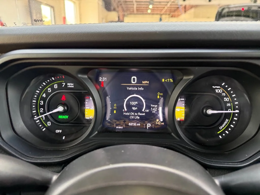 Used 2024 Gray Jeep Rubicon 4xe image 14