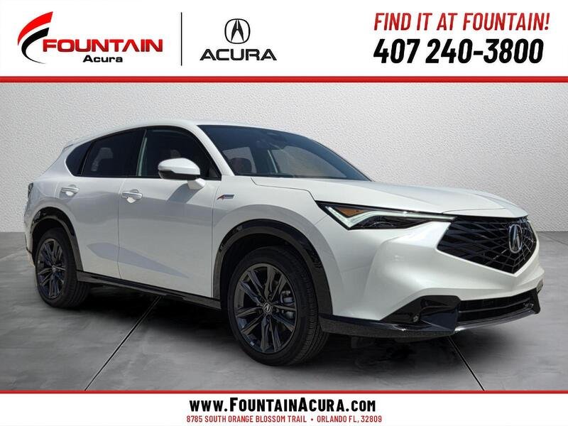 New 2026 Platinum White Pearl Acura w/A-Spec Package image 1