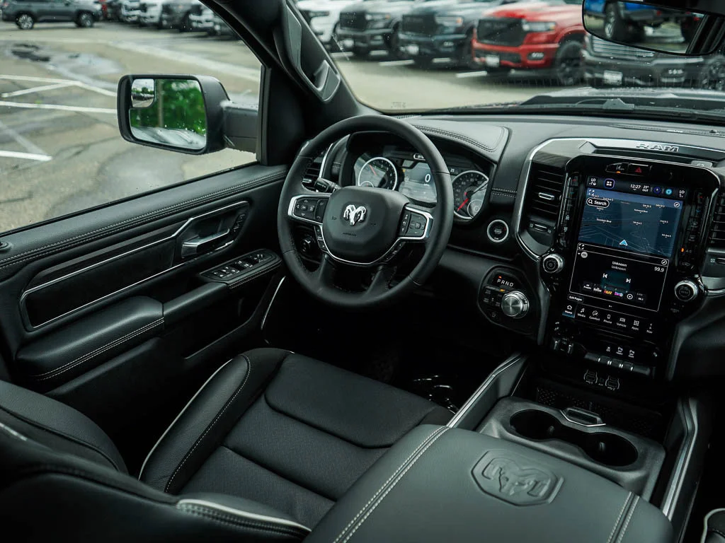 New 2026 Diamond Black Crystal Pearlcoat RAM LARAMIE image 13
