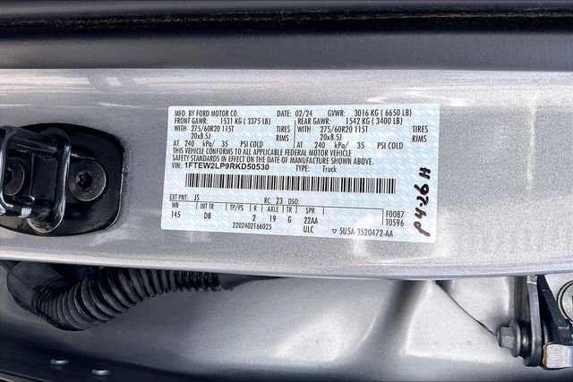 Used 2024 Iconic Silver Metallic Ford STX image 33