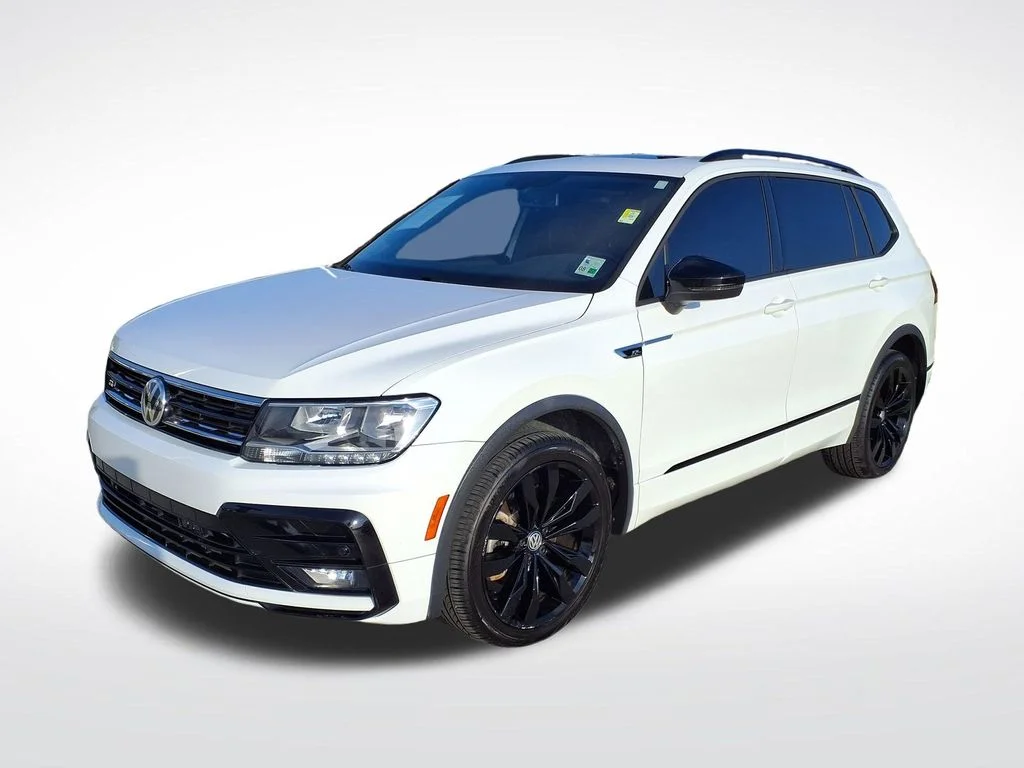 Used 2021 White Volkswagen 2.0T SE R-Line Black image 3