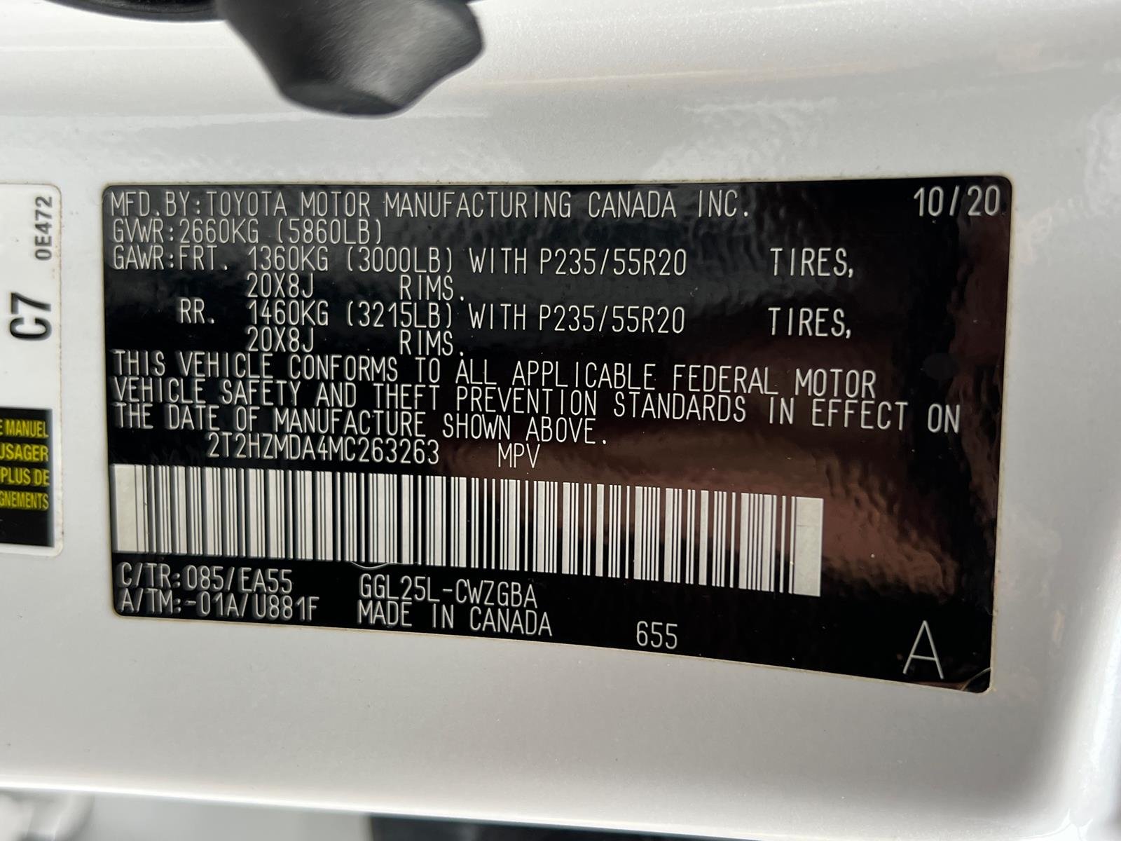Used 2021 Eminent White Pearl Lexus R350 image 36