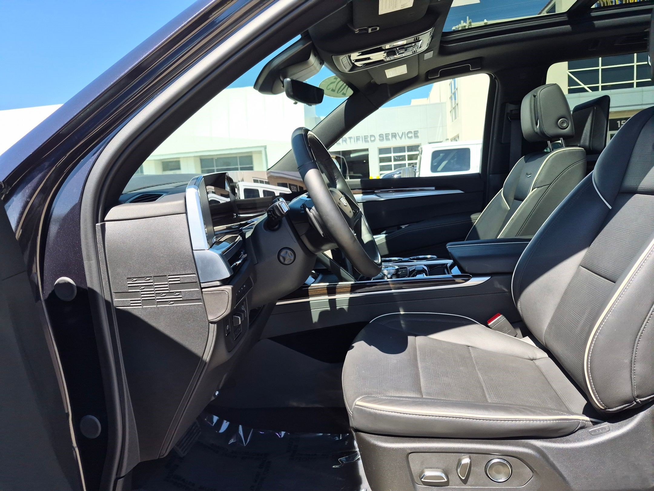 Used 2025 Galactic Gray Metallic Cadillac Premium Luxury image 22