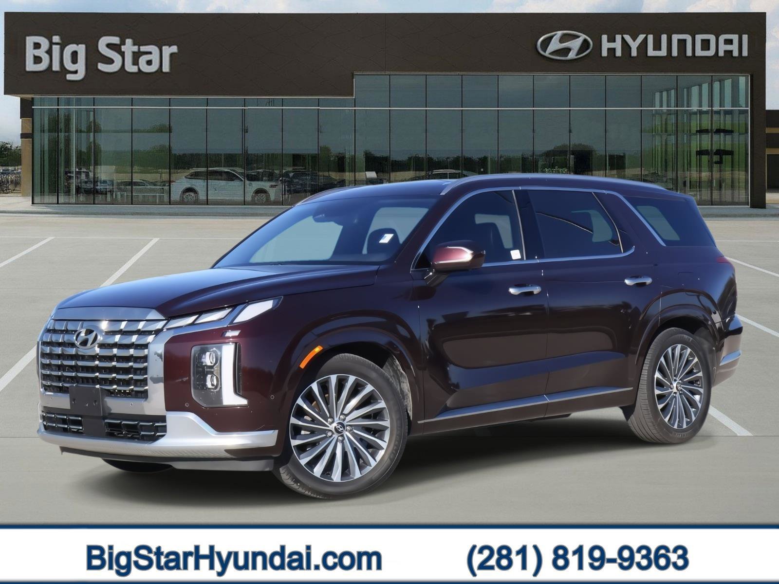 Used 2023 Sierra Burgundy Hyundai Calligraphy image 1