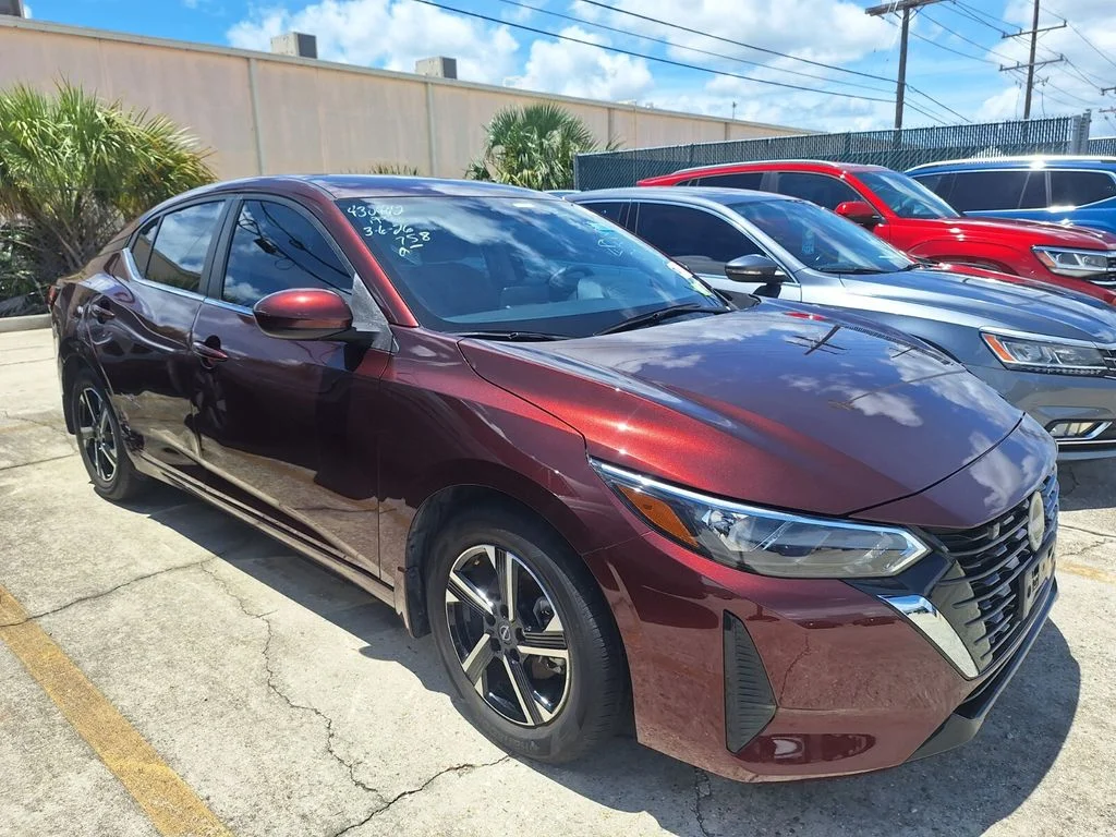Certified Used 2025 Red Nissan SV image 3