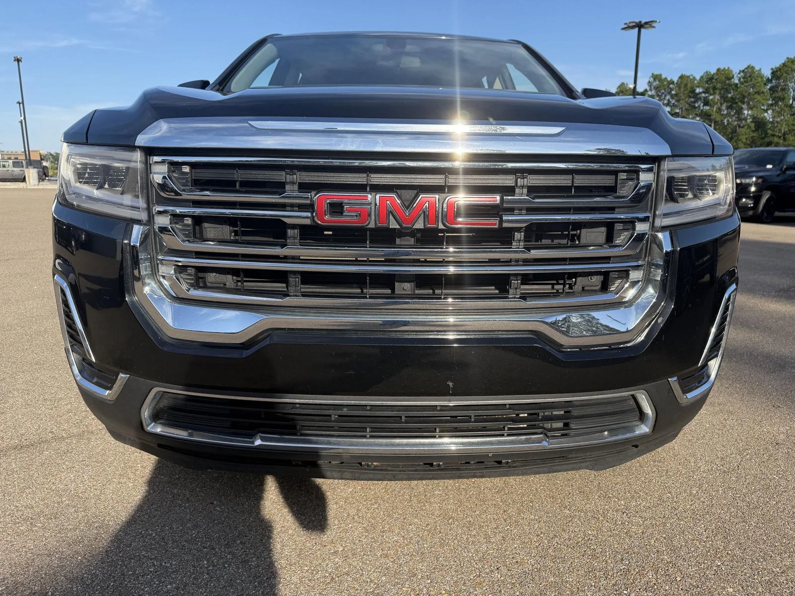 Used 2021 Ebony Twilight Metallic GMC SLE image 24