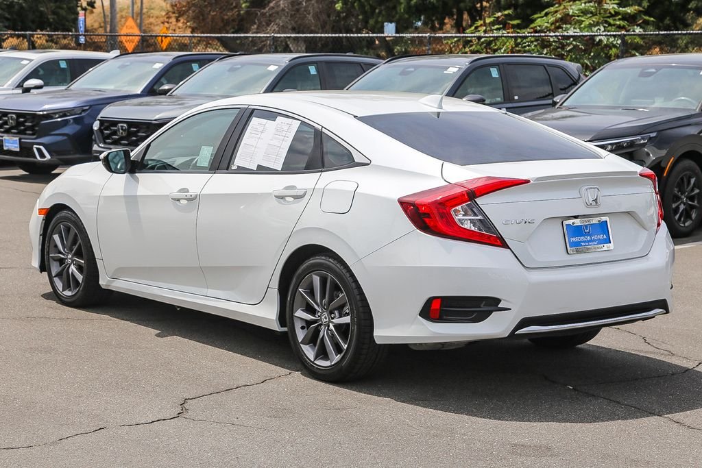 Used 2021 Platinum White Pearl Honda EX image 6