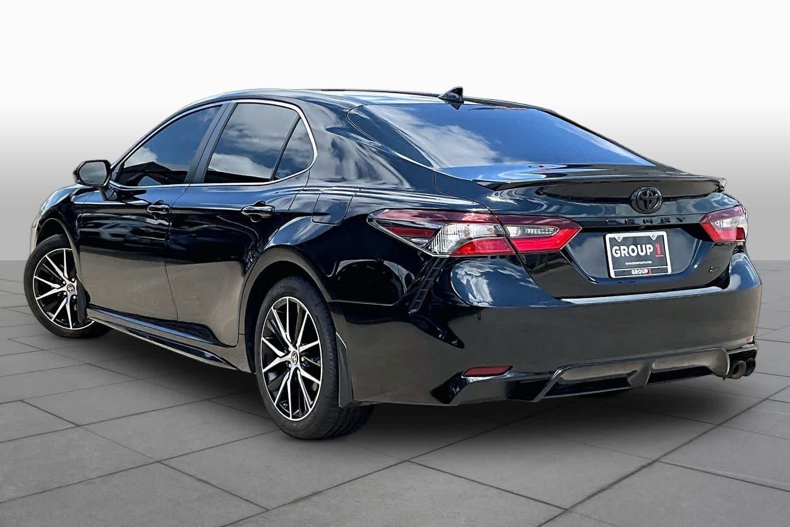 Used 2023 Midnight Black Metallic Toyota SE Nightshade image 11