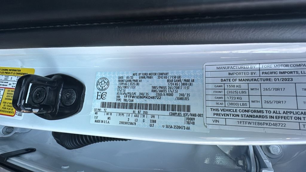 Used 2023 Oxford White Ford XLT image 39
