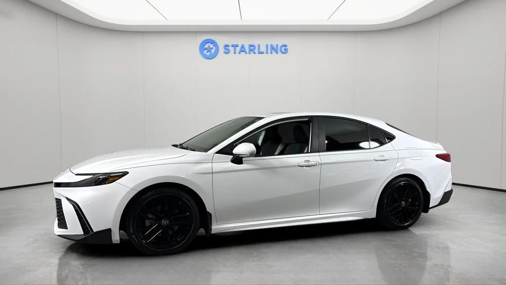 Used 2025 White Toyota SE image 3