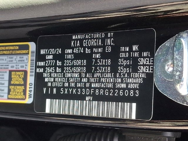 Used 2024 Black Kia EX image 28