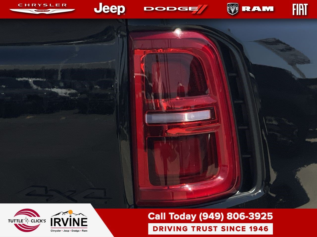 New 2026 Diamond Black Crystal Pearl-Coat Exterior Paint RAM RHO image 9