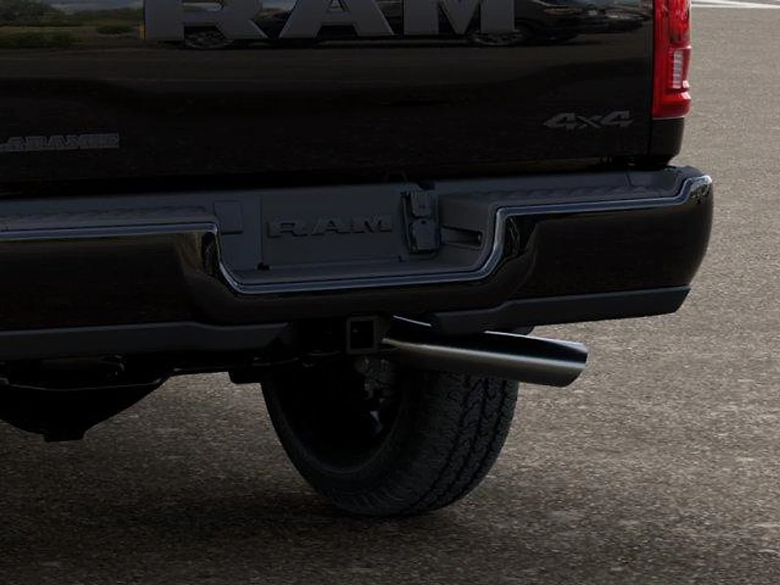 New 2027 Diamond Black Crystal Pearl-Coat Exterior Paint RAM Laramie 4x4 Crew Cab 6