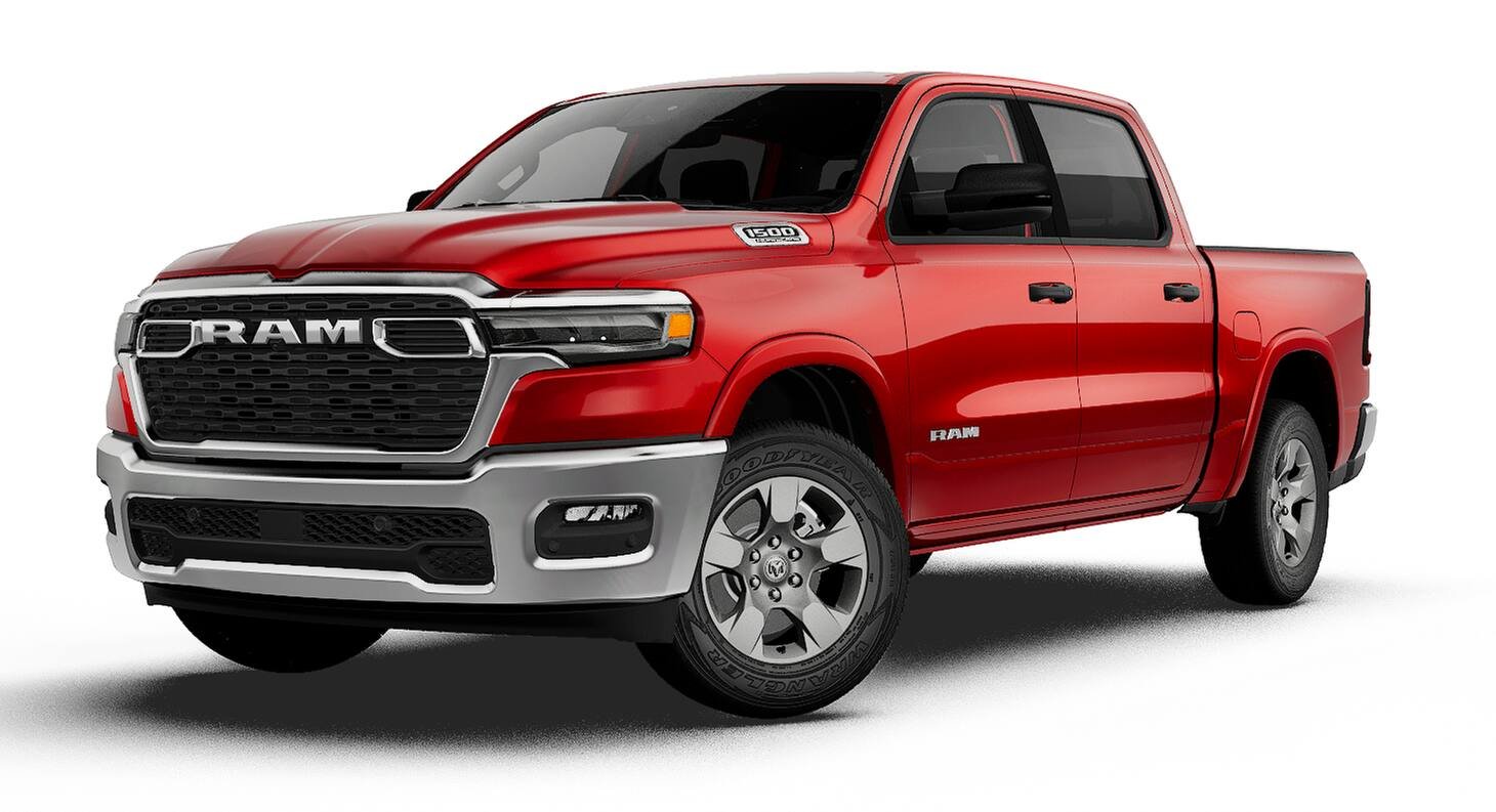 New 2027 Molten Red Pearl-Coat Exterior Paint RAM BIG HORN image 13