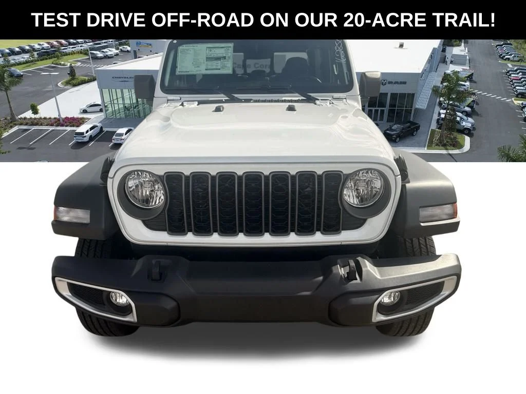 New 2026 Bright White Clear-Coat Exterior Paint Jeep Sport image 9
