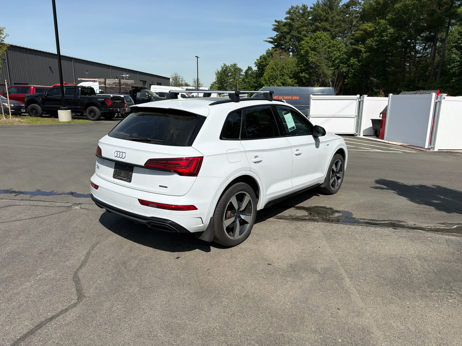 Used 2022 Ibis White Audi S line Premium Plus image 4