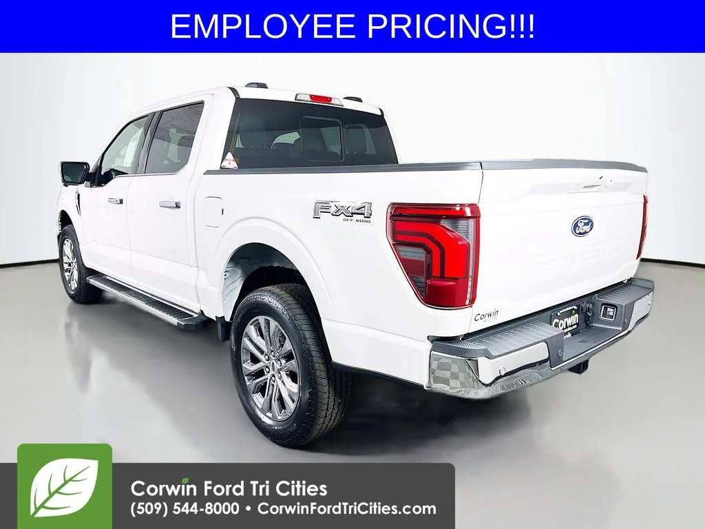 New 2026 Star White Metallic Tri-Coat Ford Lariat image 11