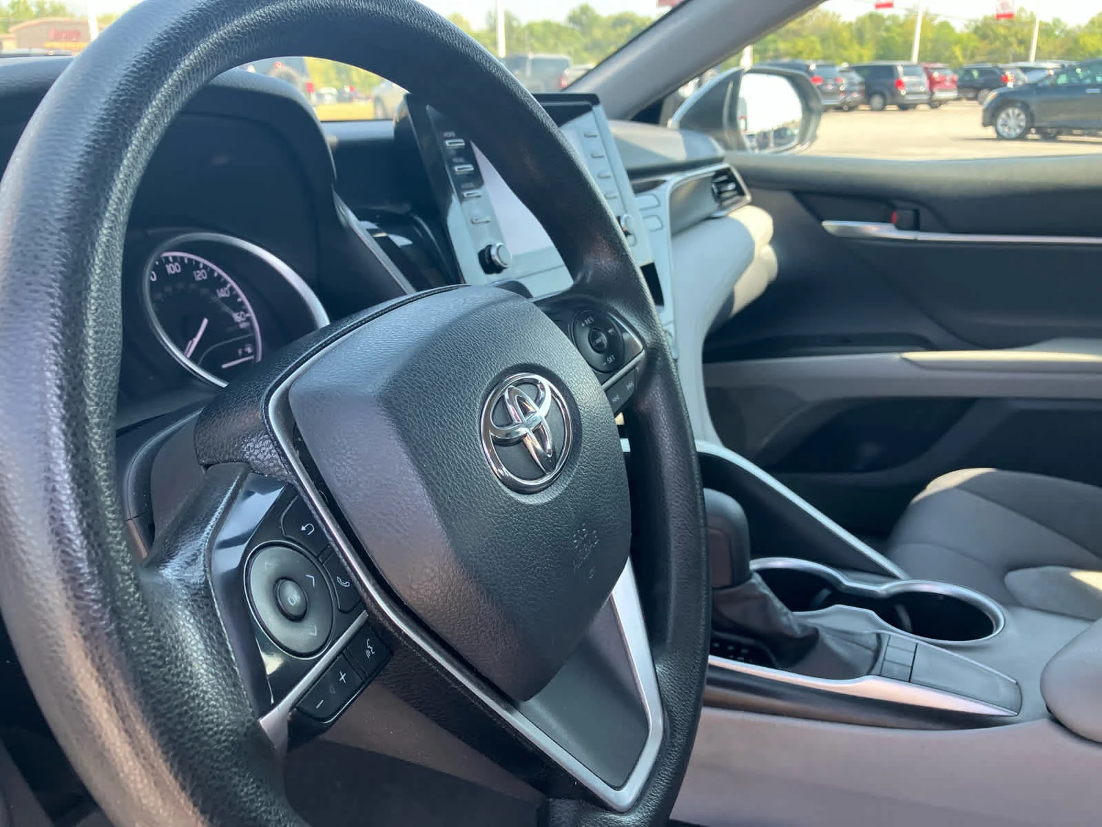 Used 2023 Celestial Silver Metallic Toyota LE image 9