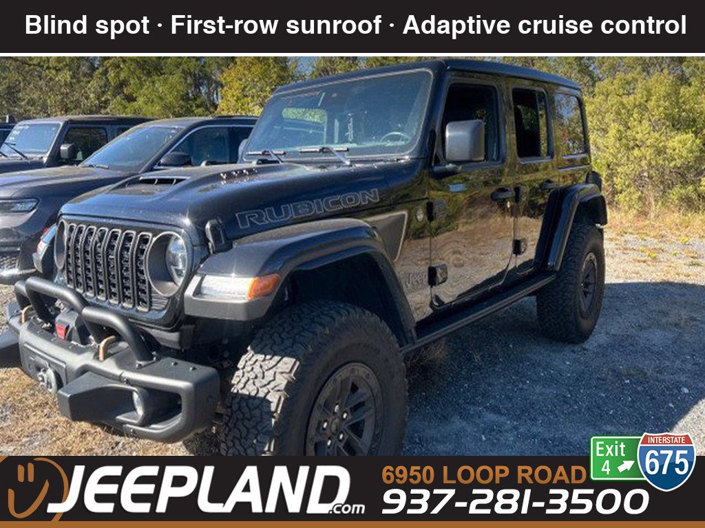 Used 2024 Black Clearcoat Jeep Rubicon 392 image 1