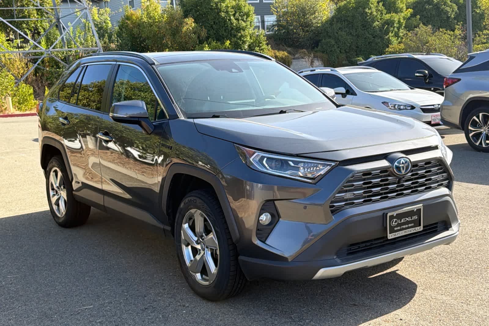 Used 2021 Magnetic Gray Metallic Toyota Hybrid Limited image 3
