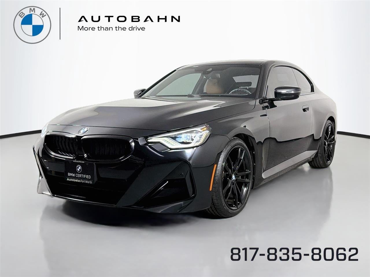 Certified Used 2023 Black Sapphire Metallic BMW 230i image 1